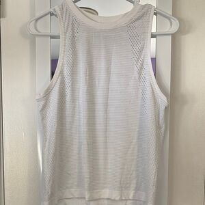 White Sleeveless Top